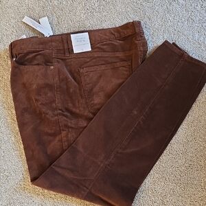 Talbots Chocolate Corduroy Jeggings